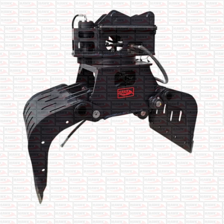 Excavator Mounted Demolition Grapple Attachments