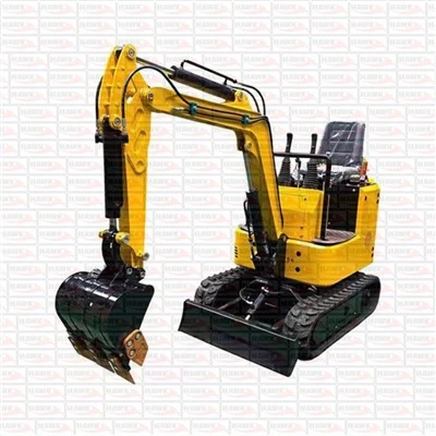 Miniescavadeira hidráulica de jardim com microescavadeira