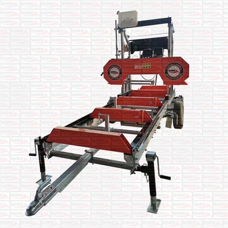 26 Inch Gasoline Engine Sawmill With Trailer