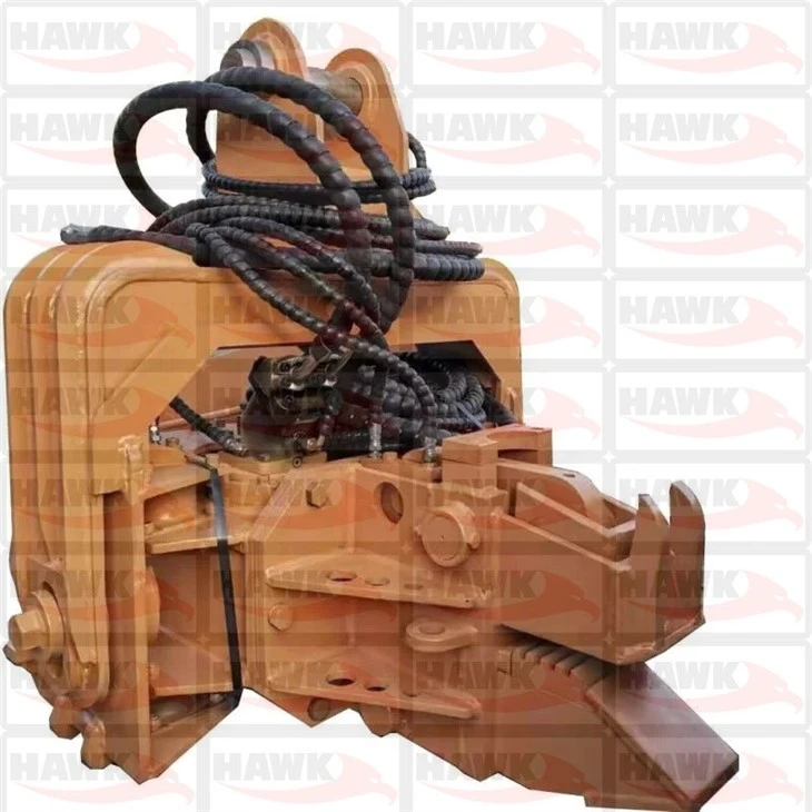 Clip-on Excavator Mounted Pile Hammer