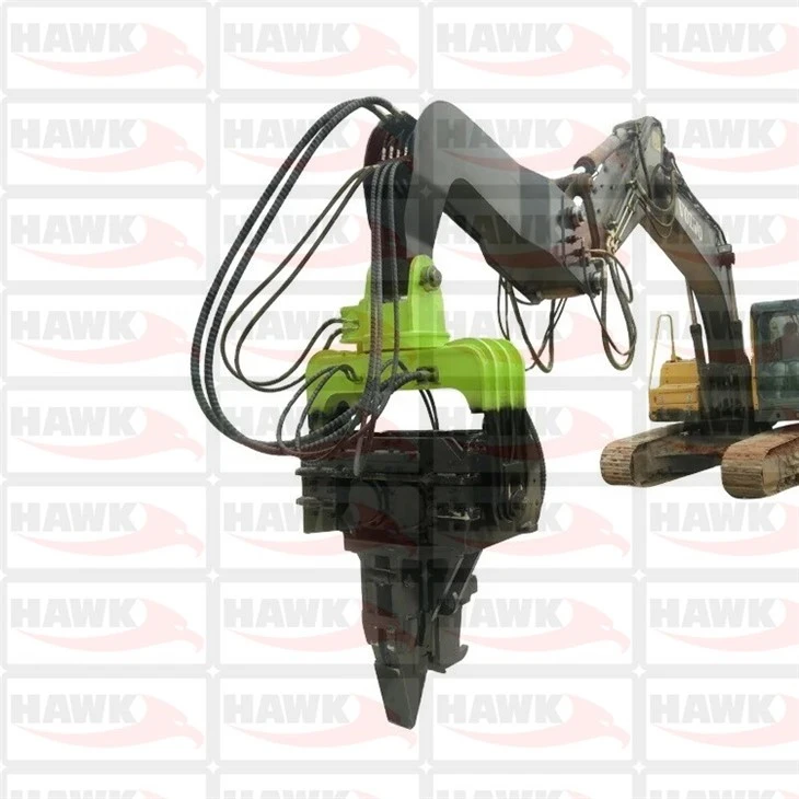 Clip-on Excavator Mounted Pile Hammer