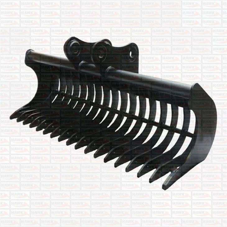 Excavator Rake Bucket